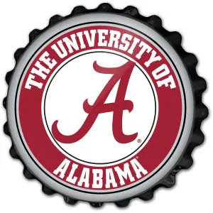 Alabama Crimson Tide: Bottle Cap Wall Sign