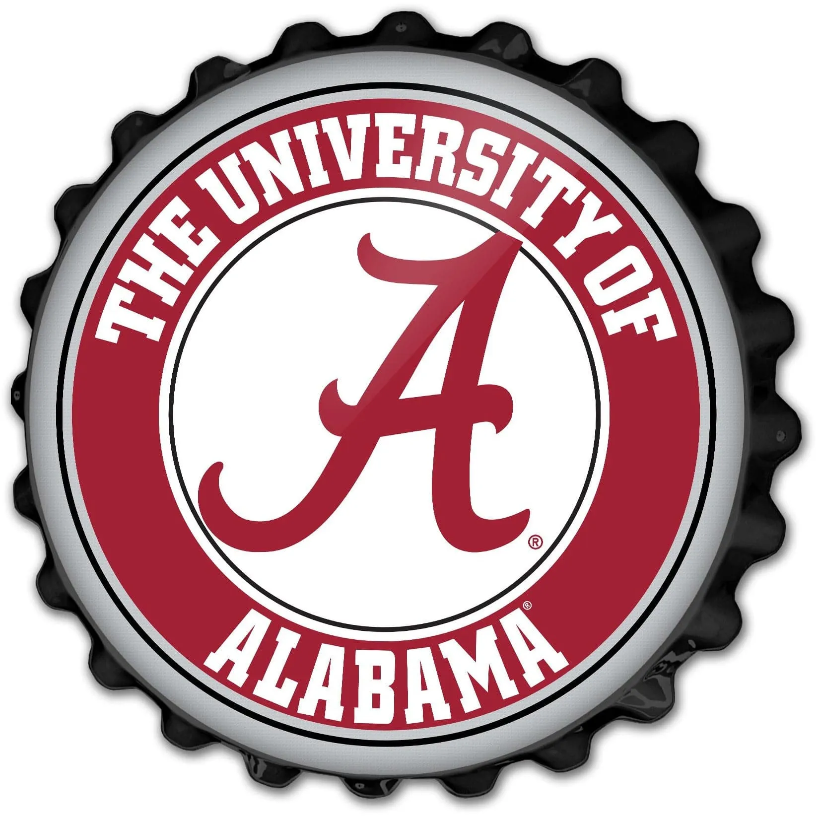 Alabama Crimson Tide: Bottle Cap Wall Sign