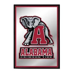Alabama Crimson Tide: Tide - Framed Mirrored Wall Sign