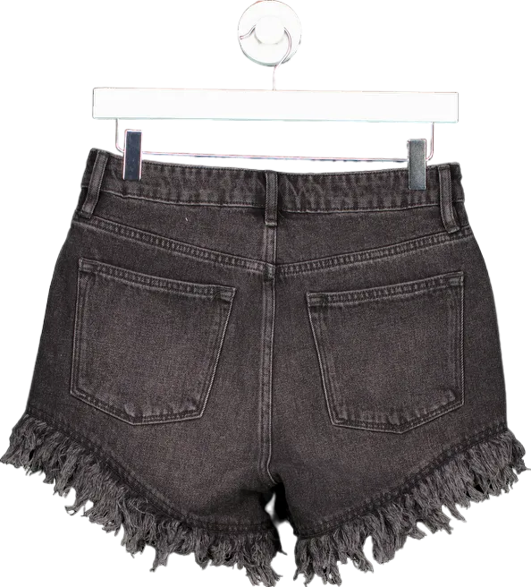 AllSaints Black Charle Pray Shorts UK W25