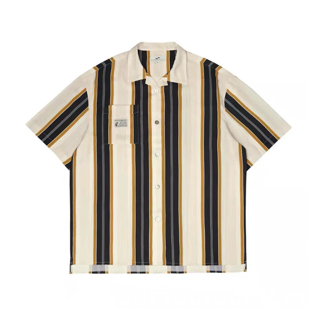 American Vintage Stripe Short Sleeve Shirt