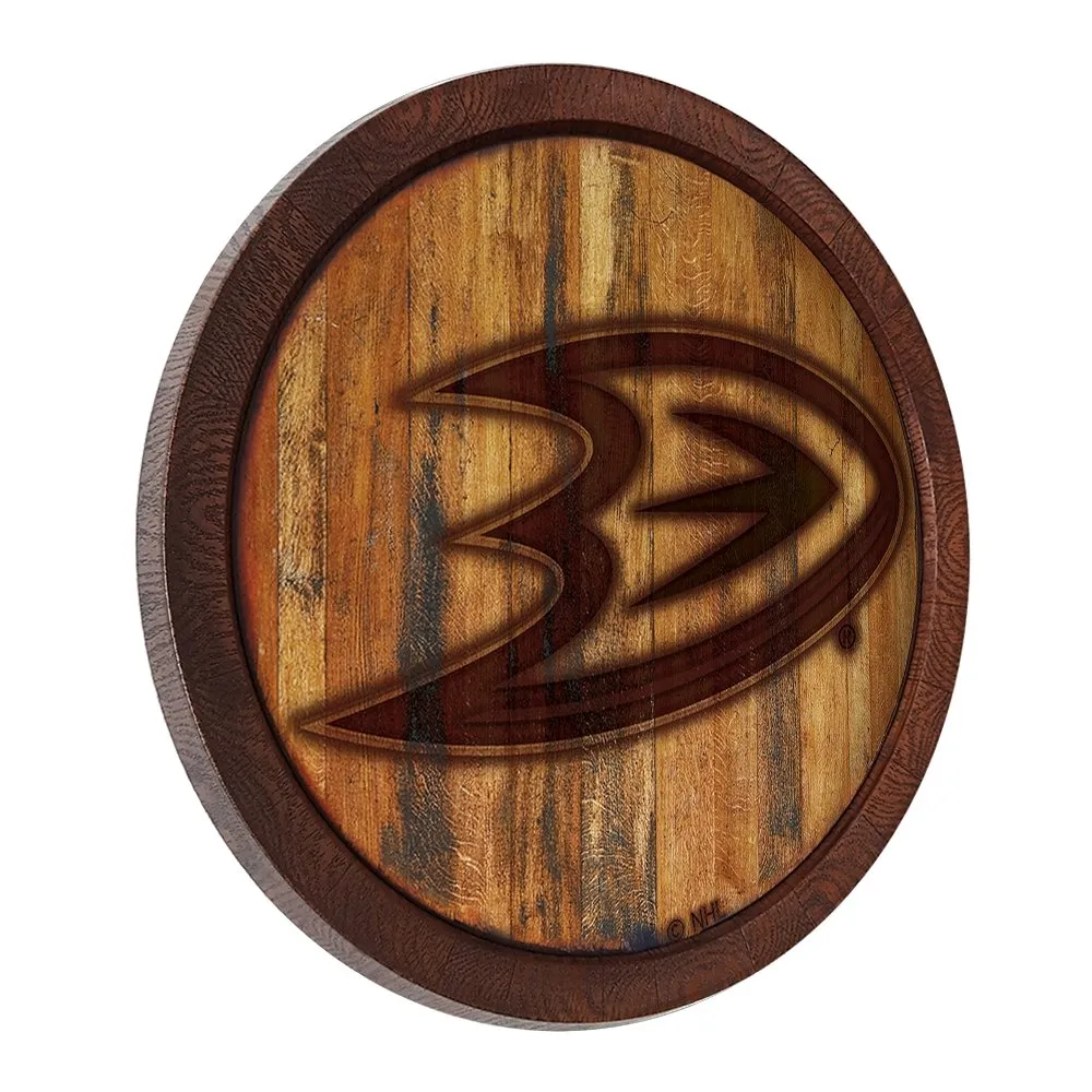 Anaheim Ducks: Branded "Faux" Barrel Top Sign