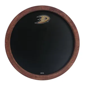 Anaheim Ducks: Chalkboard "Faux" Barrel Top Sign