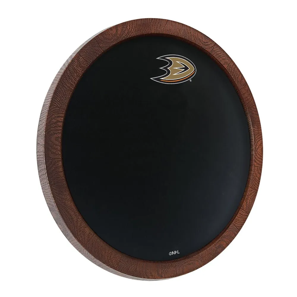 Anaheim Ducks: Chalkboard "Faux" Barrel Top Sign