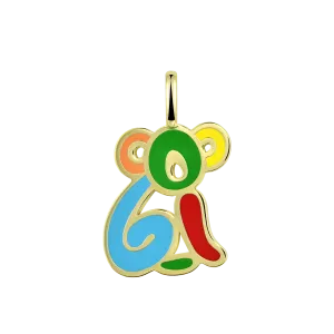 APORRO X COOGI Youth Colored Koala Enamel Pendant
