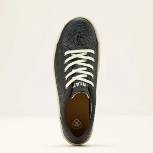 Ariat Women's Black Floral Embossed Shoe