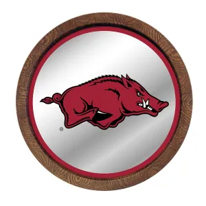 Arkansas Razorbacks: Mascot - Barrel Top Mirrored Wall Sign