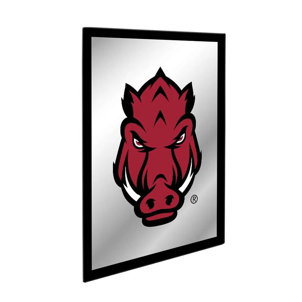 Arkansas Razorbacks: Tusk Stare - Framed Mirrored Wall Sign