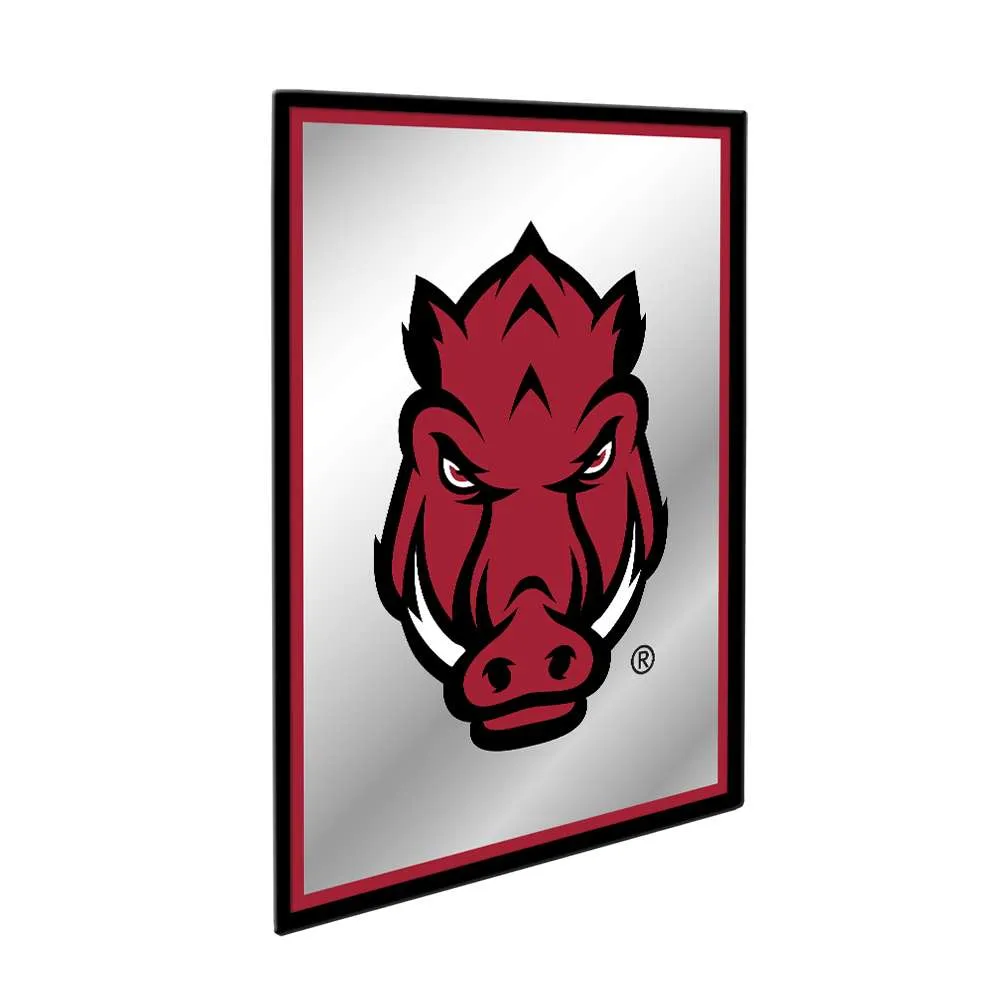 Arkansas Razorbacks: Tusk Stare - Framed Mirrored Wall Sign