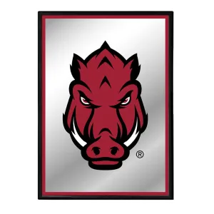 Arkansas Razorbacks: Tusk Stare - Framed Mirrored Wall Sign