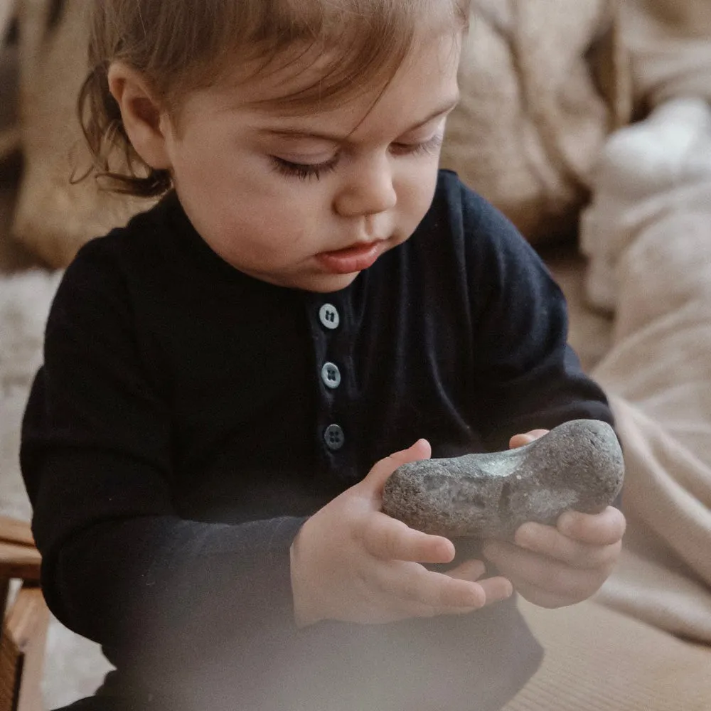 Aroha Collection Merino Baby Set | French Navy