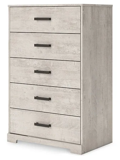 Ashley Express - Shawburn Full Panel Headboard with Dresser, Chest and Nightstand