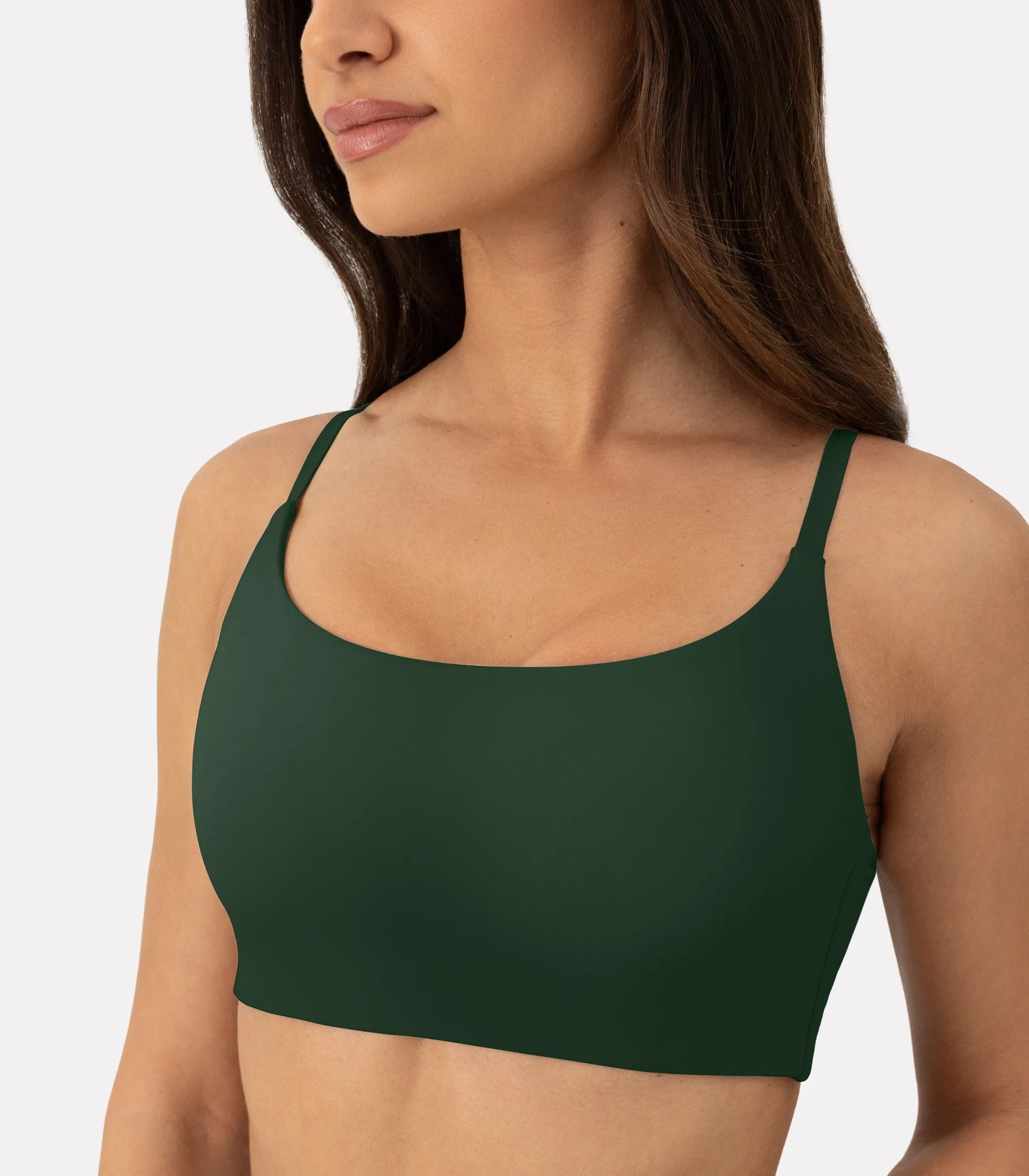 Athleisure Contrast Scoop Medium-Support Sports Bra
