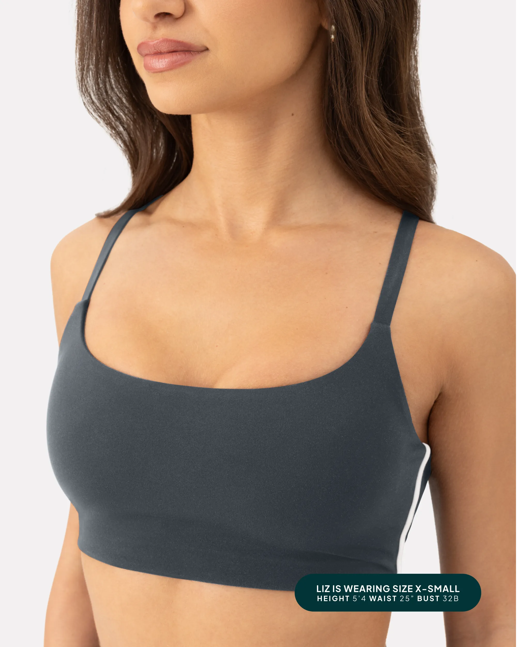 Athleisure Contrast Scoop Medium-Support Sports Bra