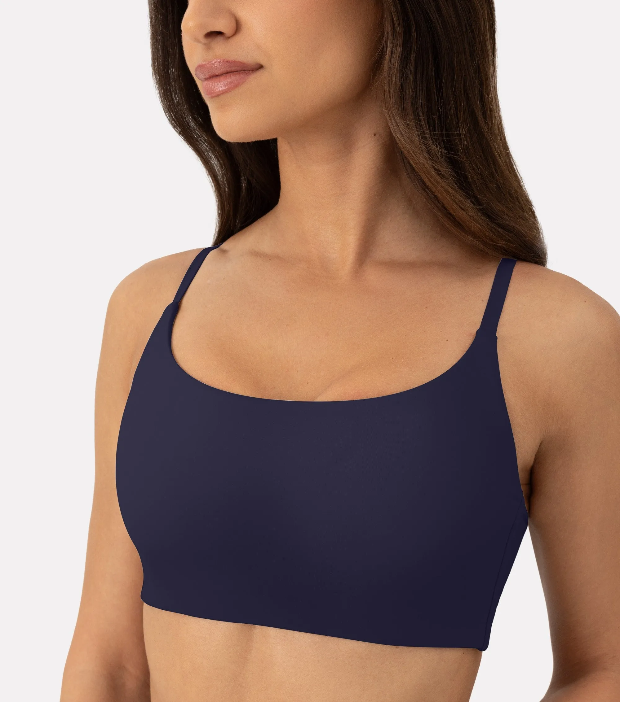 Athleisure Contrast Scoop Medium-Support Sports Bra