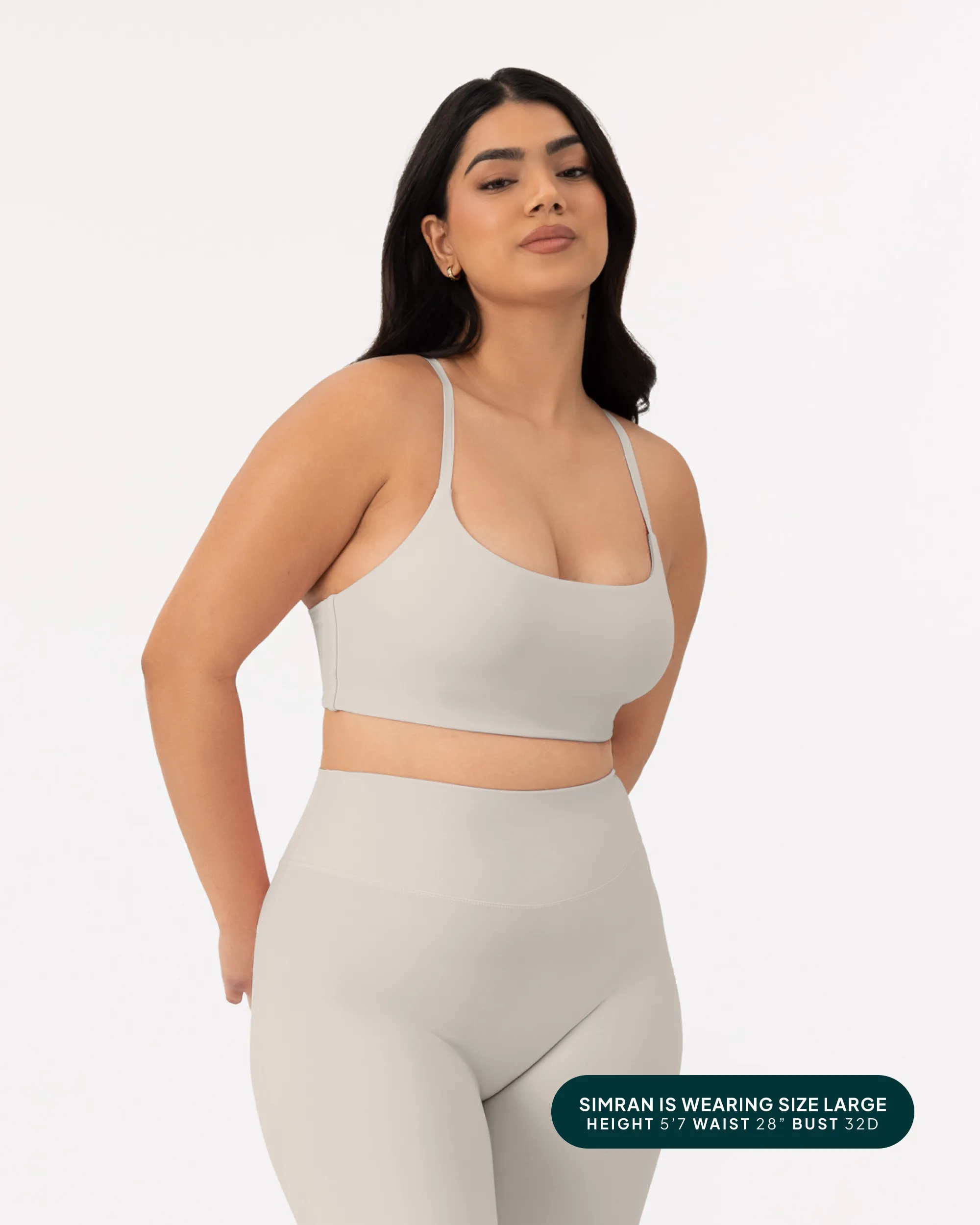 Athleisure Contrast Scoop Medium-Support Sports Bra