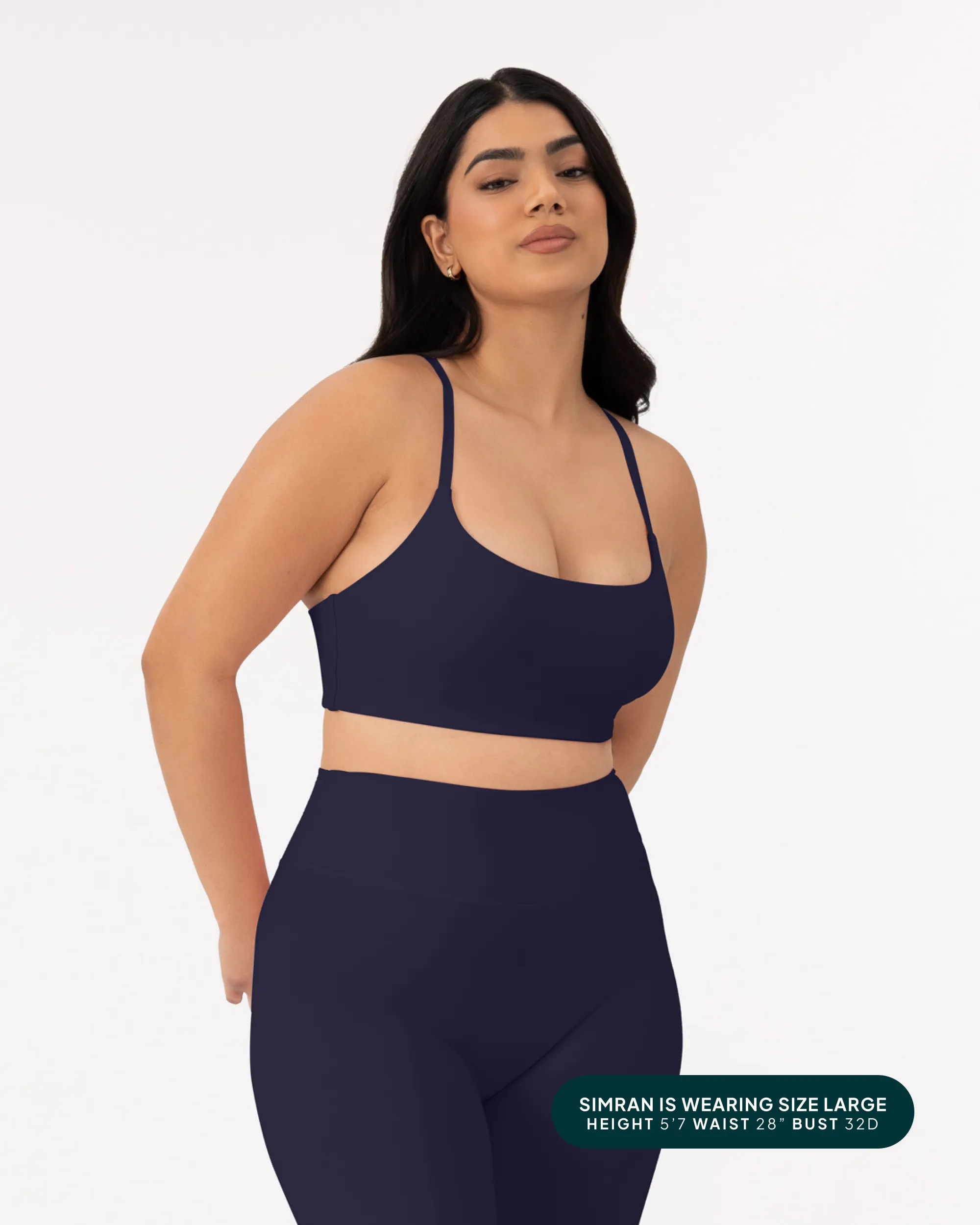 Athleisure Contrast Scoop Medium-Support Sports Bra