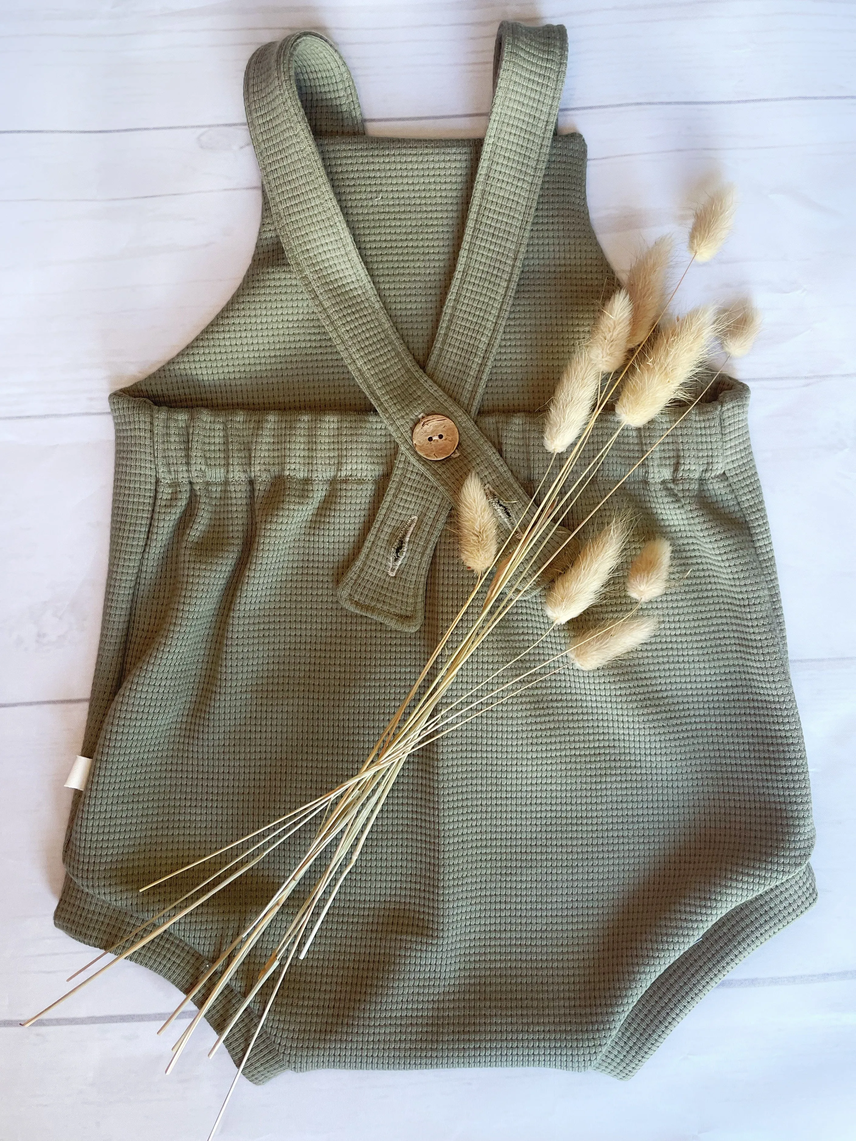 Baby Romper - Olive