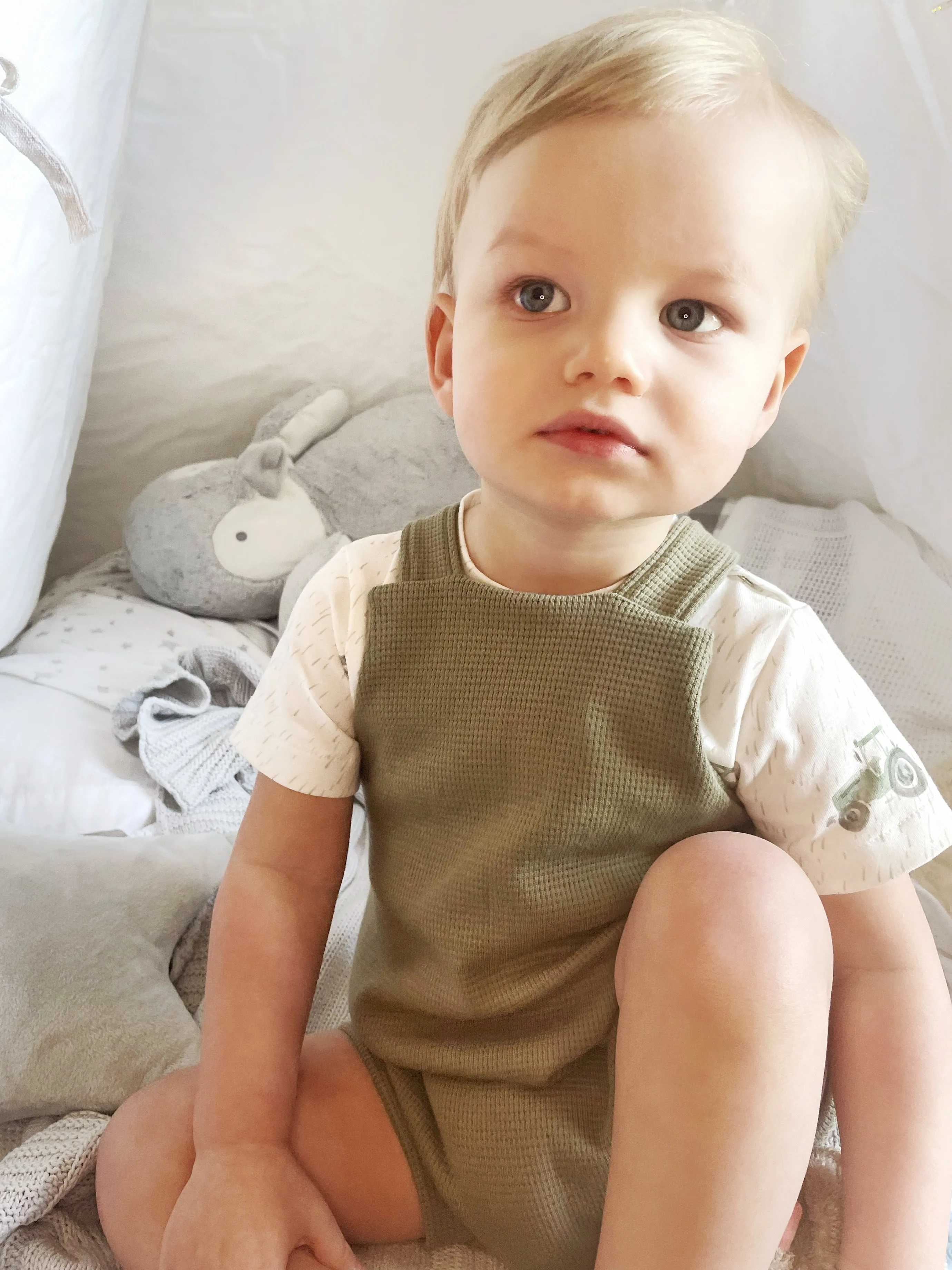 Baby Romper - Olive