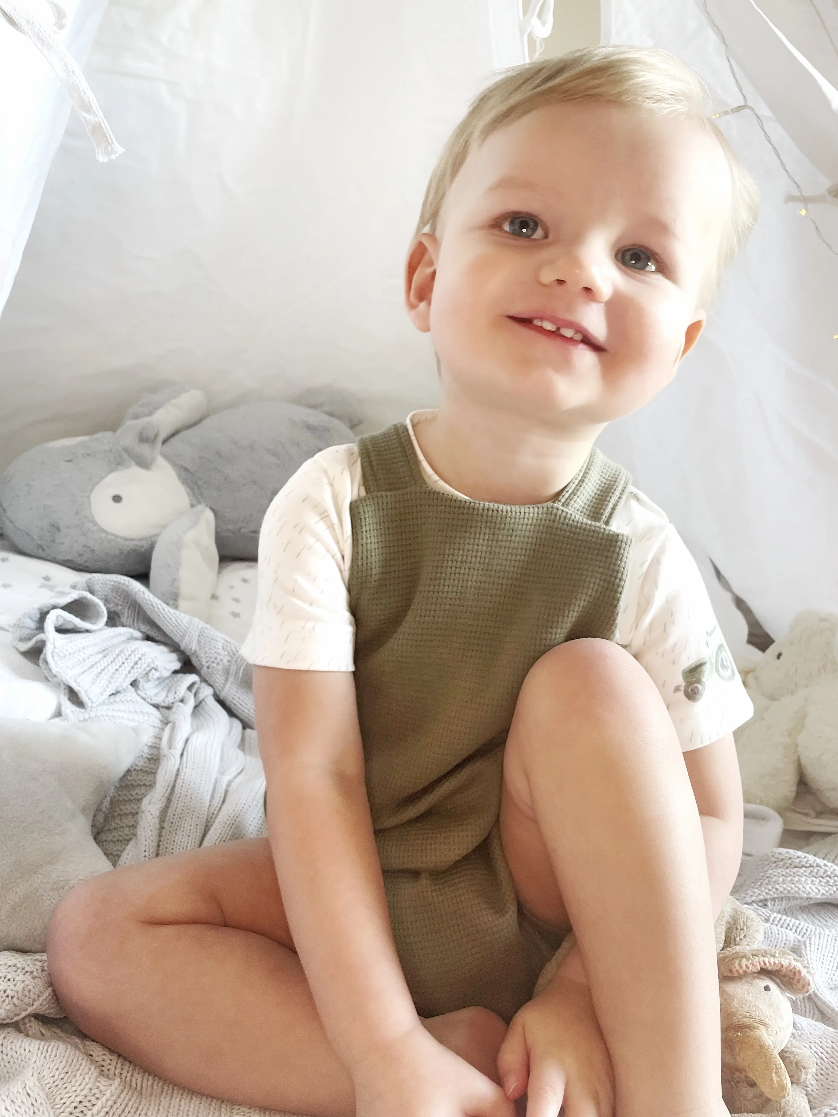 Baby Romper - Olive