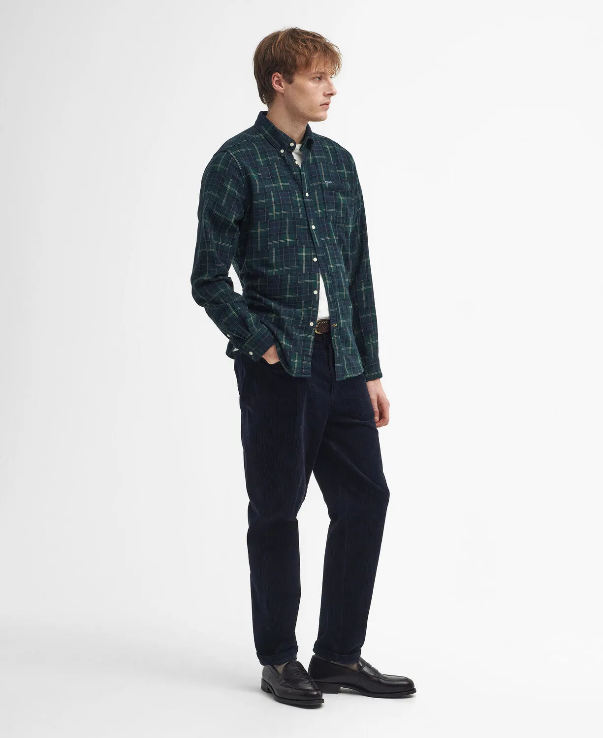 Barbour Mens Sault Shirt - Green