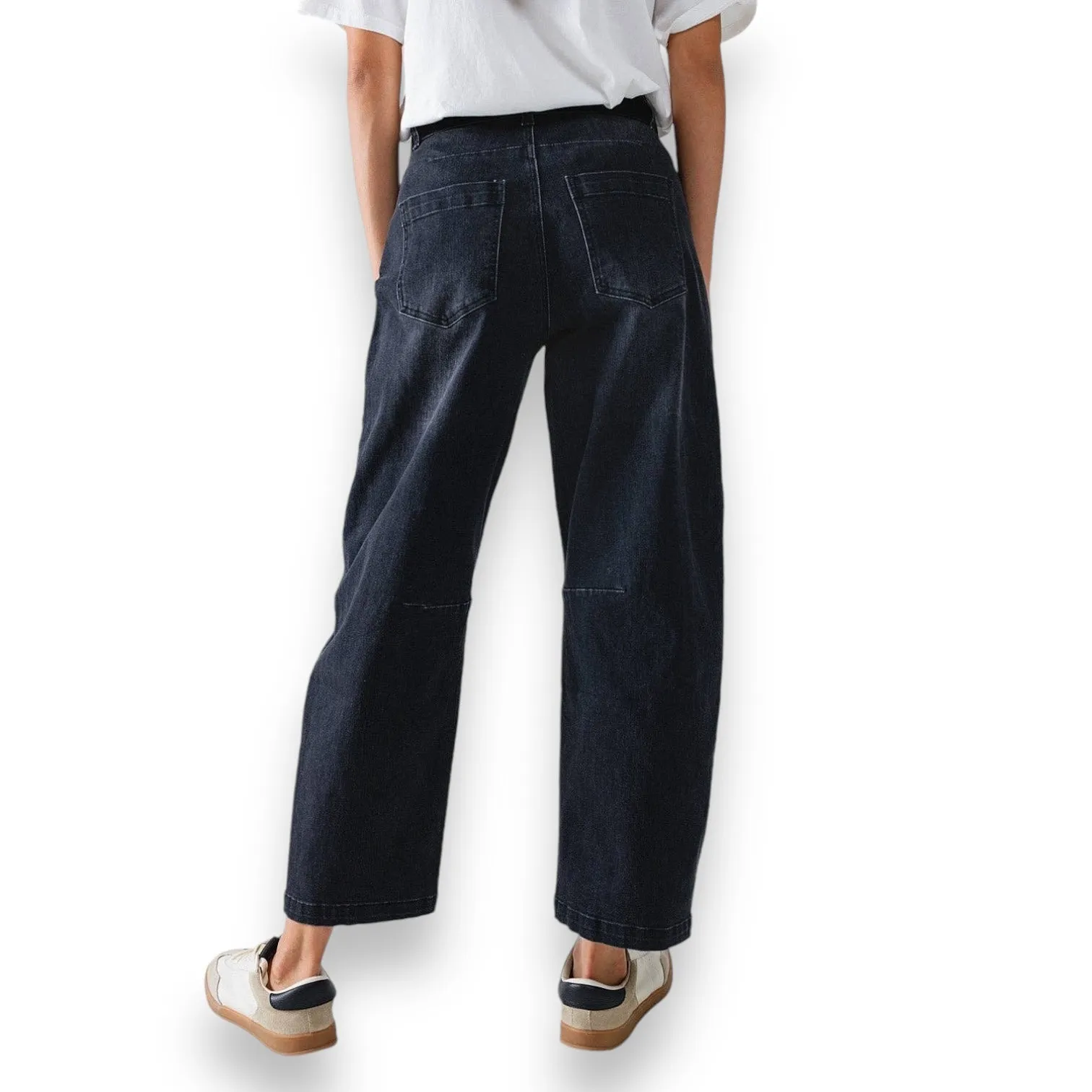 Barrel Jeans Black Final Sale