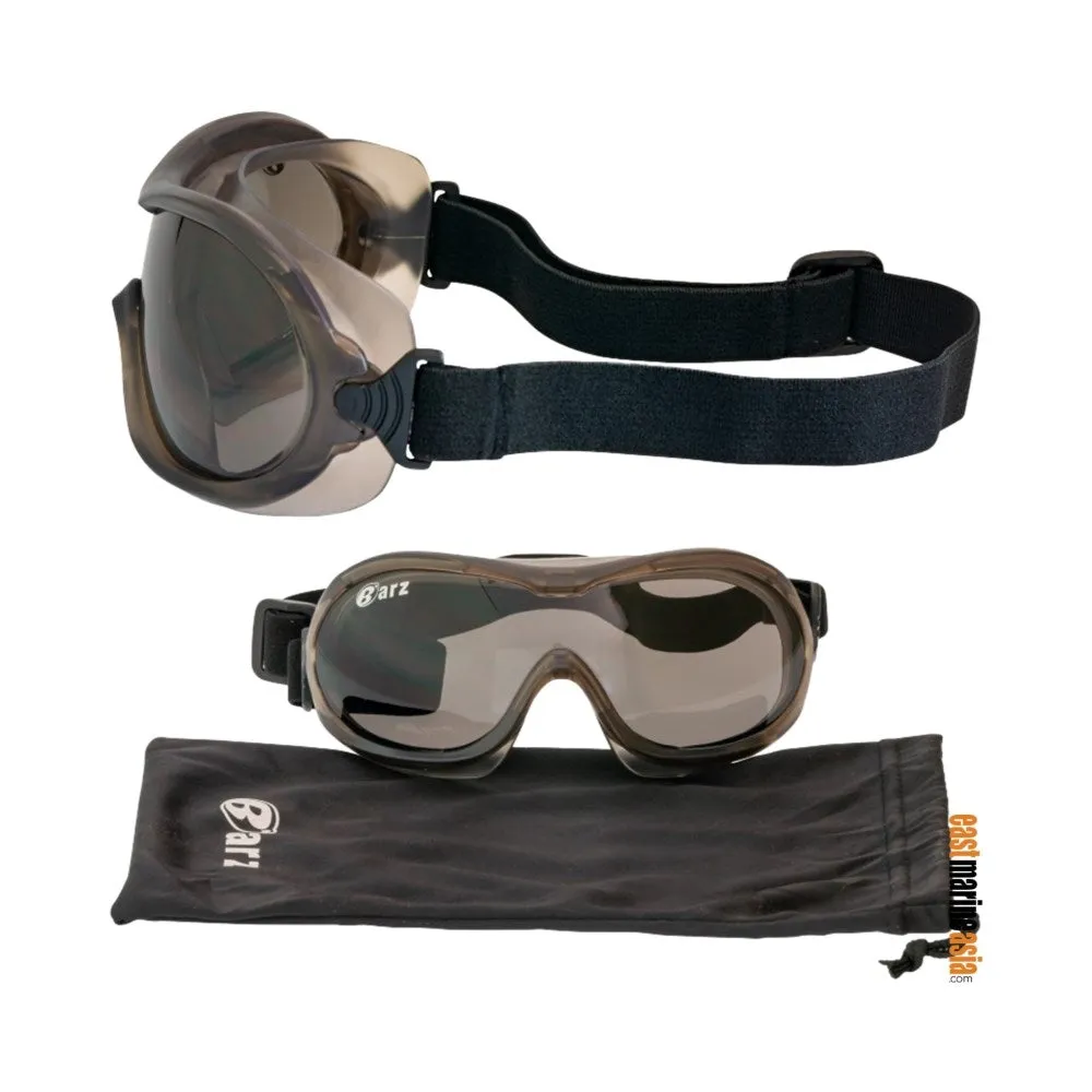 Barz Optics Sea Spray Polycarbonate Non Polarised Sunglass Goggle - Blue