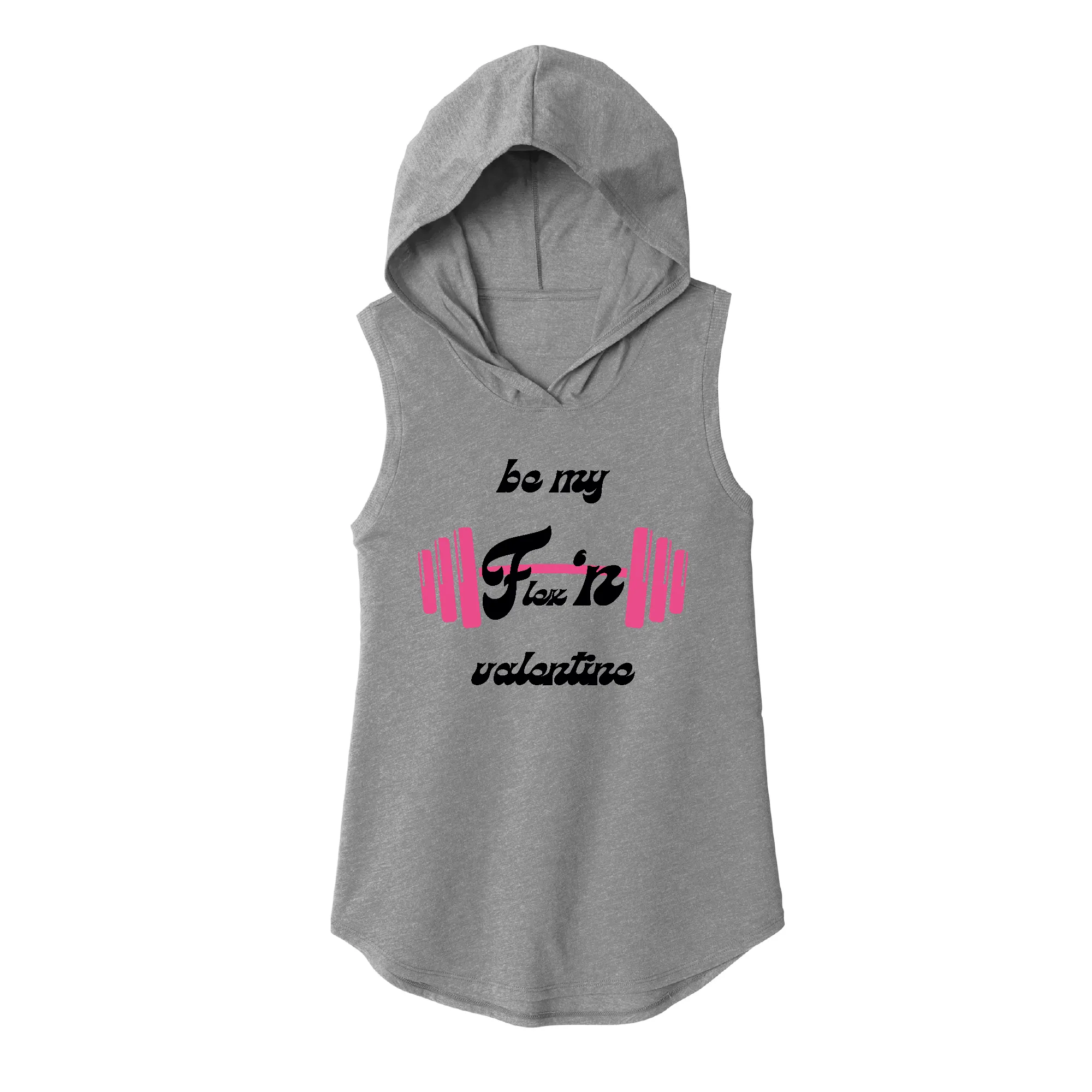 Be My Flexn Valentine Sleeveless Hoodie