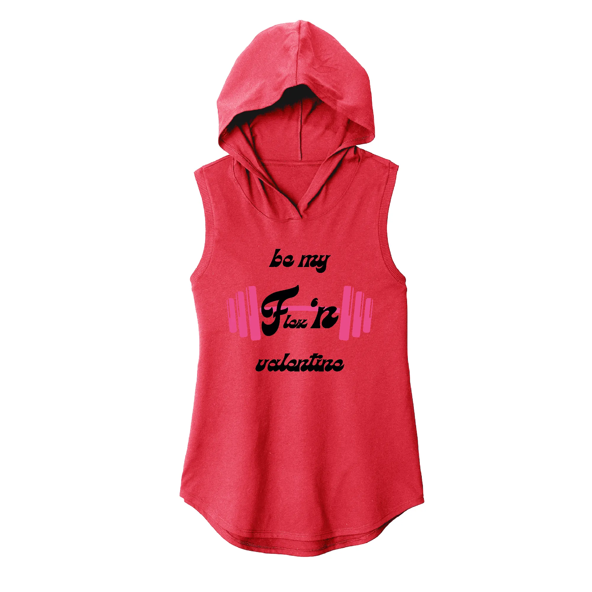 Be My Flexn Valentine Sleeveless Hoodie