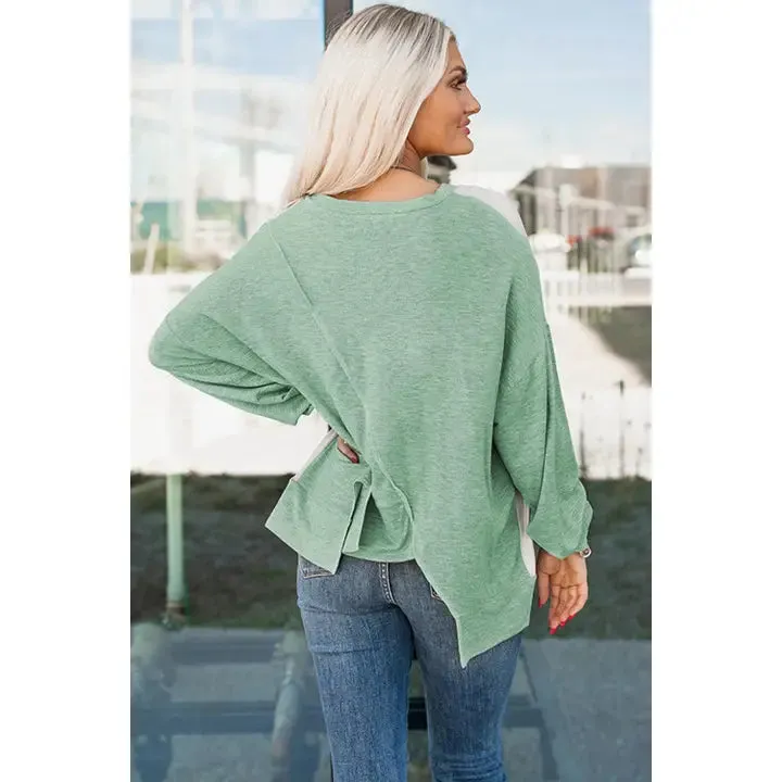 Bellamy Colorblock Asymmetrical Top