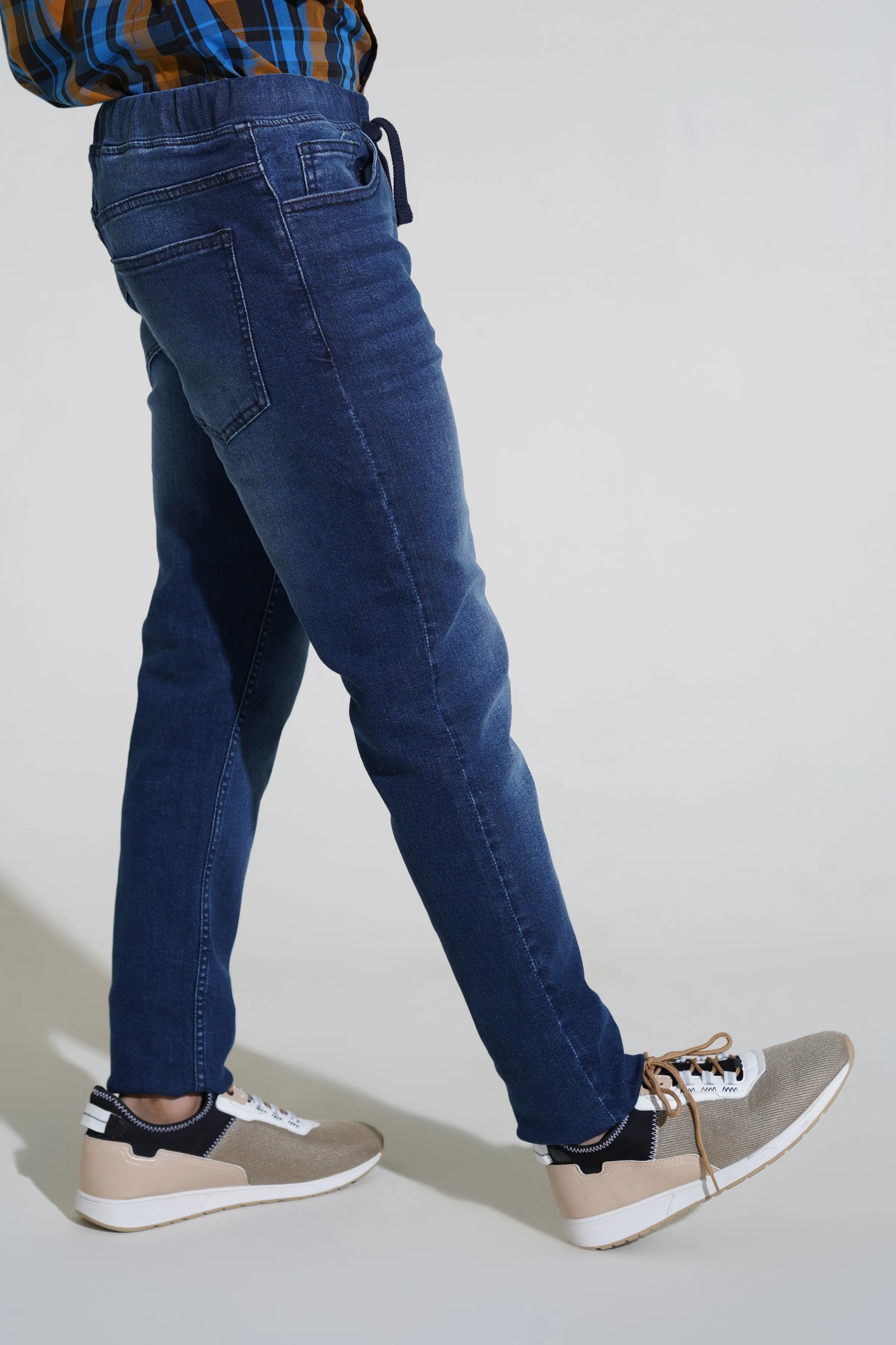 Black Wash Distressed Slim Fit Jeans
