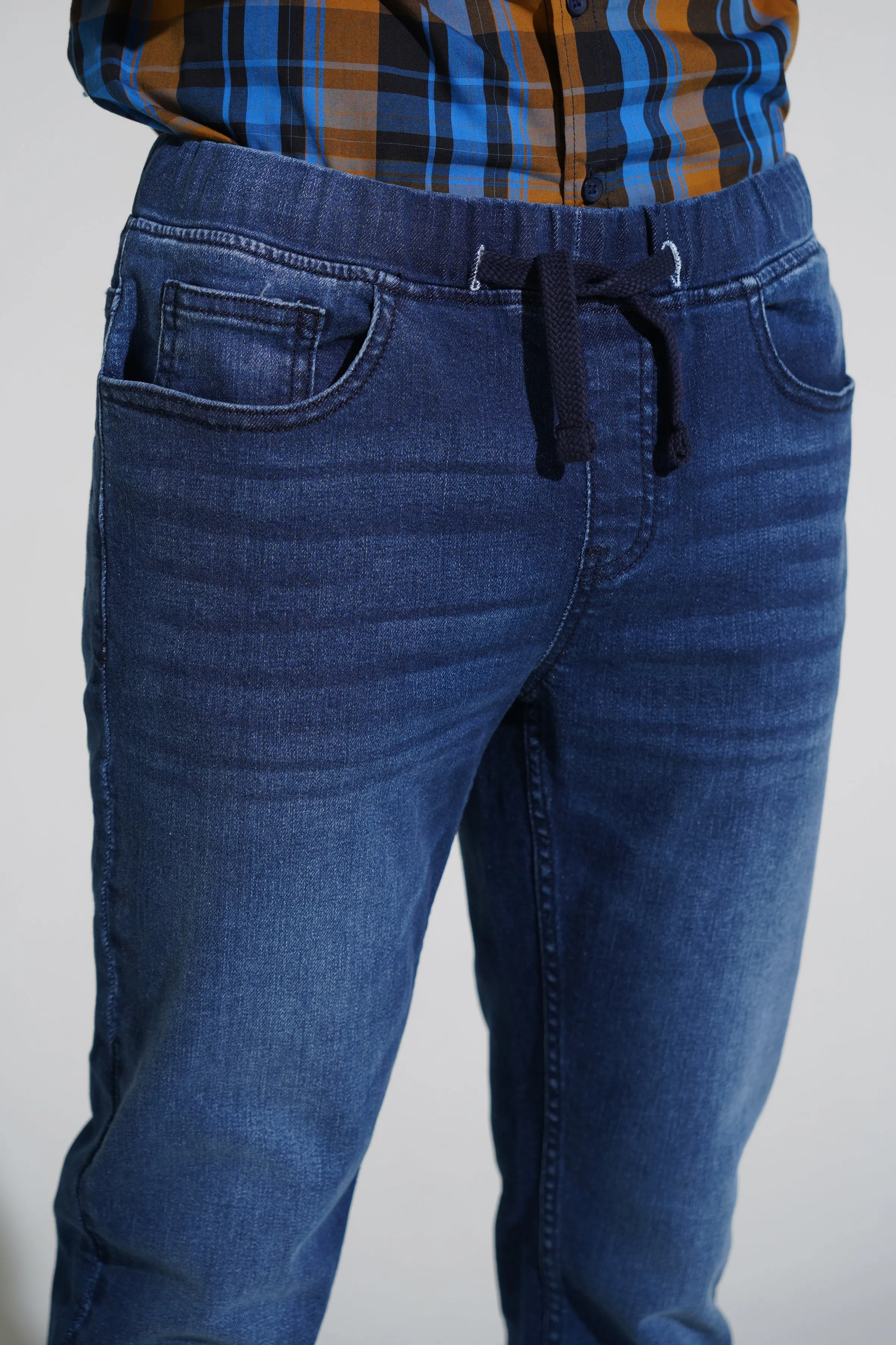 Black Wash Distressed Slim Fit Jeans