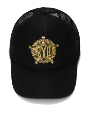 BLANEY GOLD FOIL YRB TRUCKER HAT