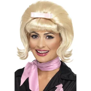 Blonde 1950's Flicked Beehive Wig