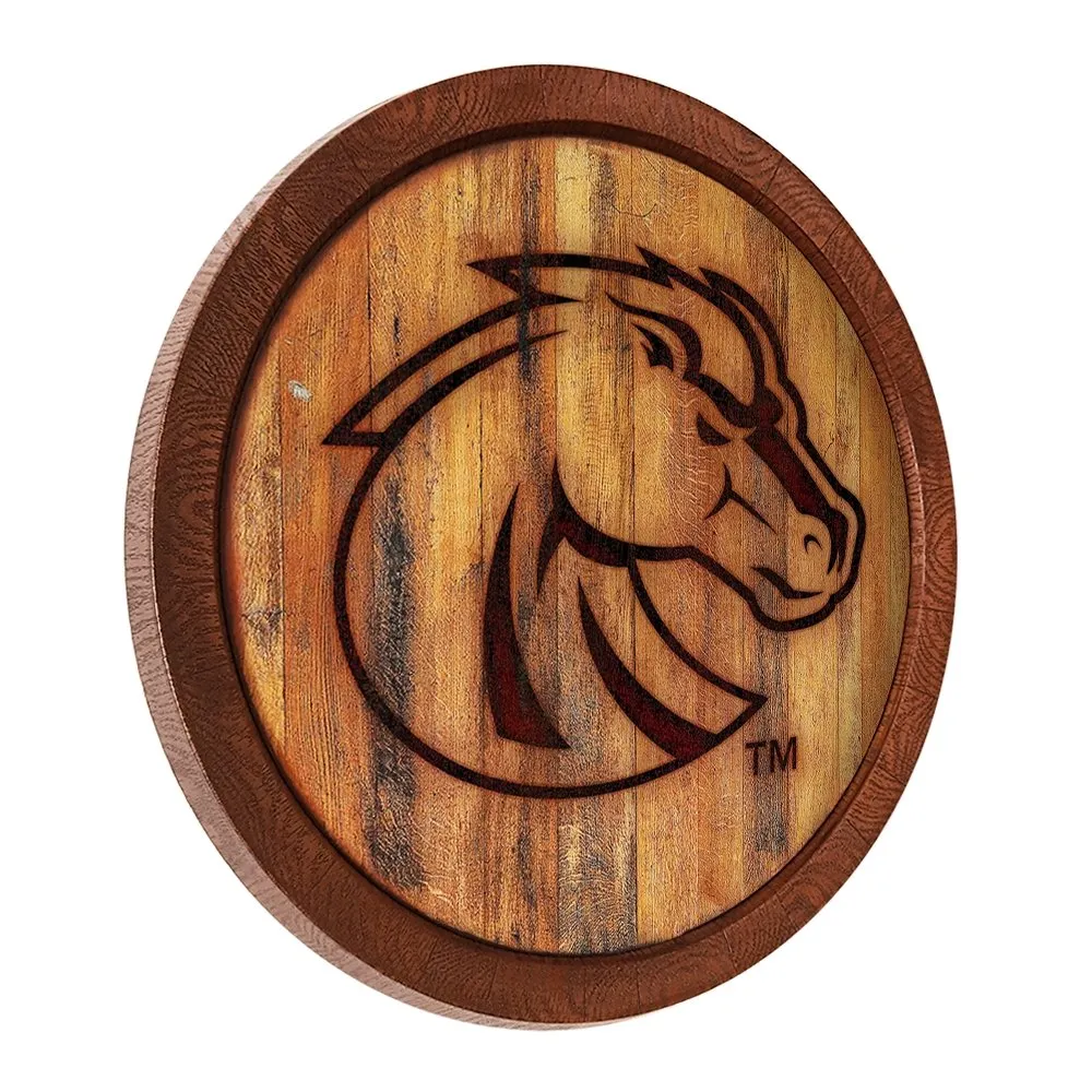 Boise State Broncos: Branded "Faux" Barrel Top Sign