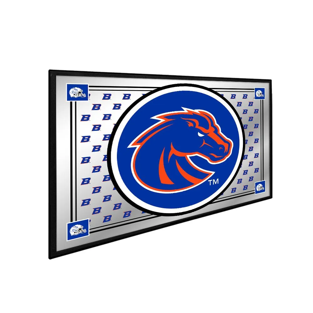 Boise State Broncos: Team Spirit - Framed Mirrored Wall Sign