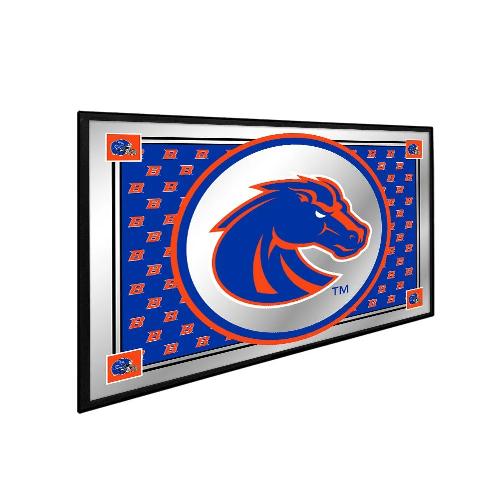Boise State Broncos: Team Spirit - Framed Mirrored Wall Sign
