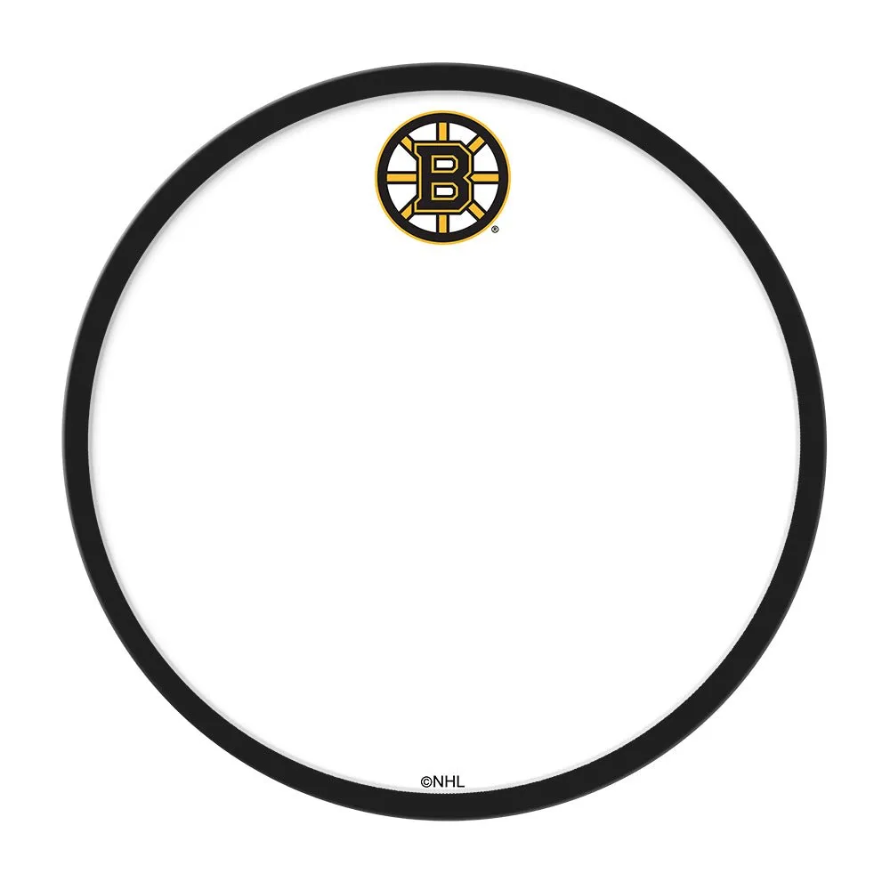 Boston Bruins: Modern Disc Framed Dry Erase Board