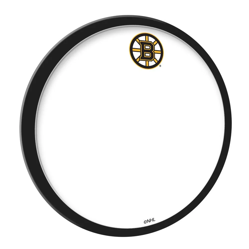 Boston Bruins: Modern Disc Framed Dry Erase Board