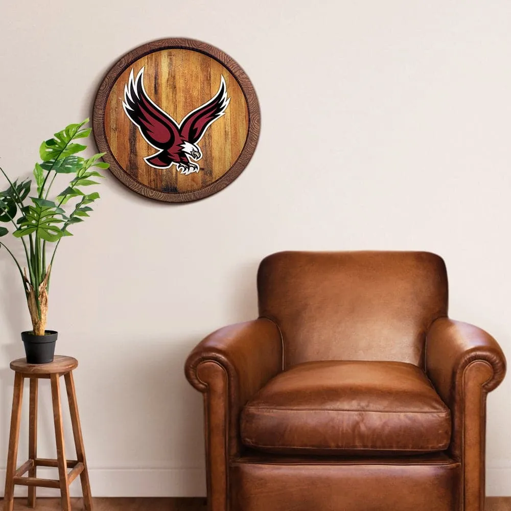 Boston College Eagles: Eagle - "Faux" Barrel Top Sign