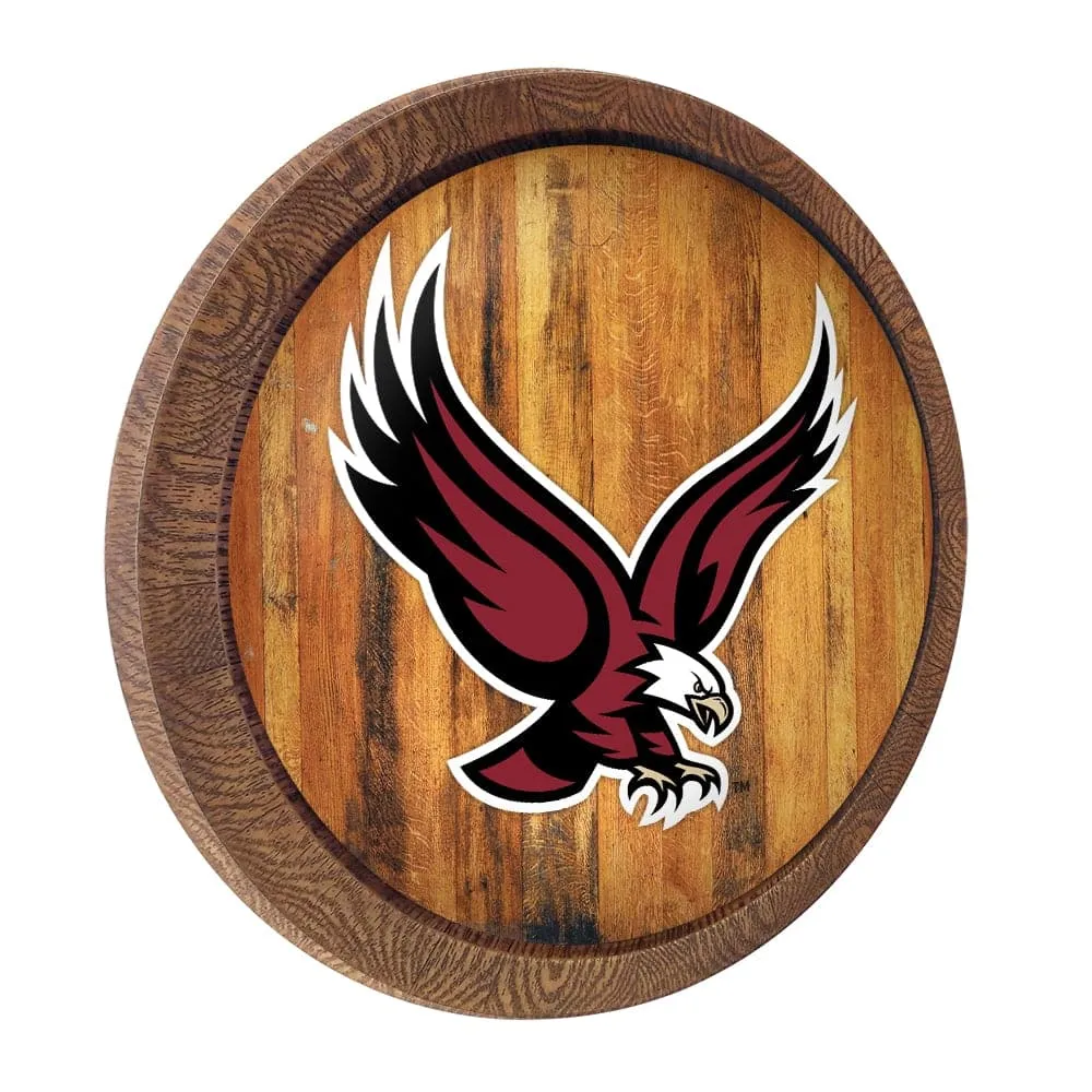 Boston College Eagles: Eagle - "Faux" Barrel Top Sign