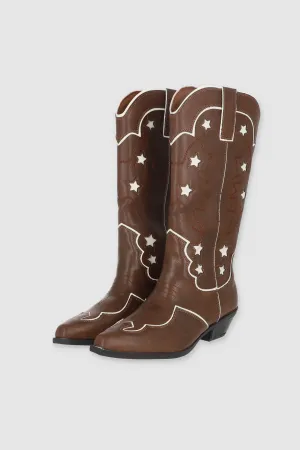 Bota Vaquera Vintage Estrellas