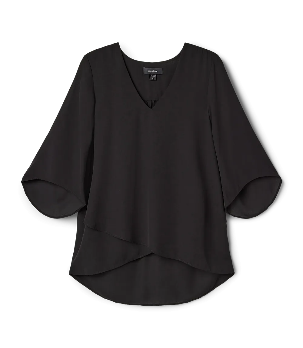 Bracelet Sleeve Asymmetric Top
