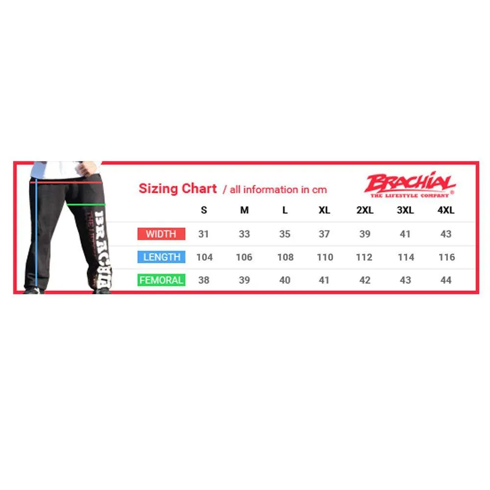 Brachial Tracksuit Trousers Lightweight - Black