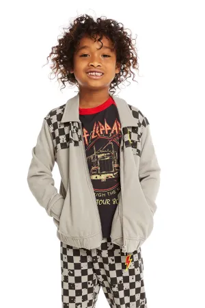 Brody Splatter Checker Jacket