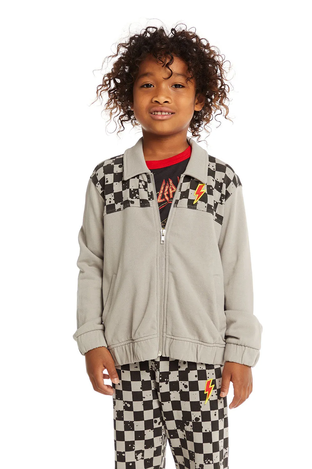 Brody Splatter Checker Jacket