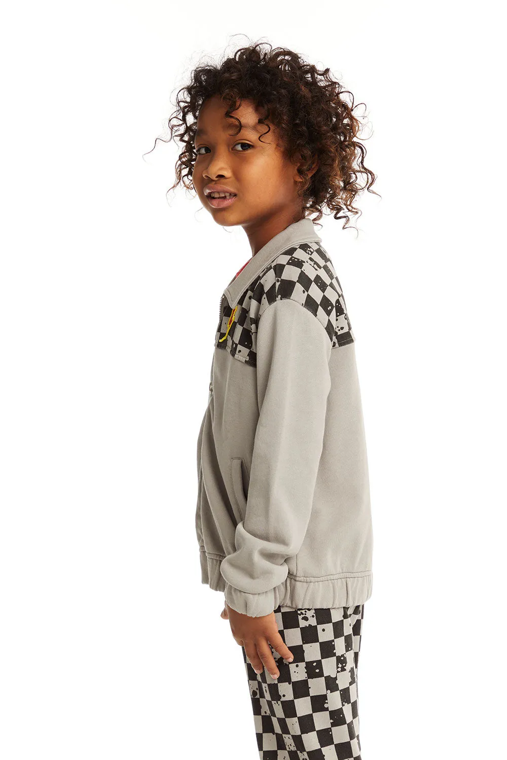 Brody Splatter Checker Jacket
