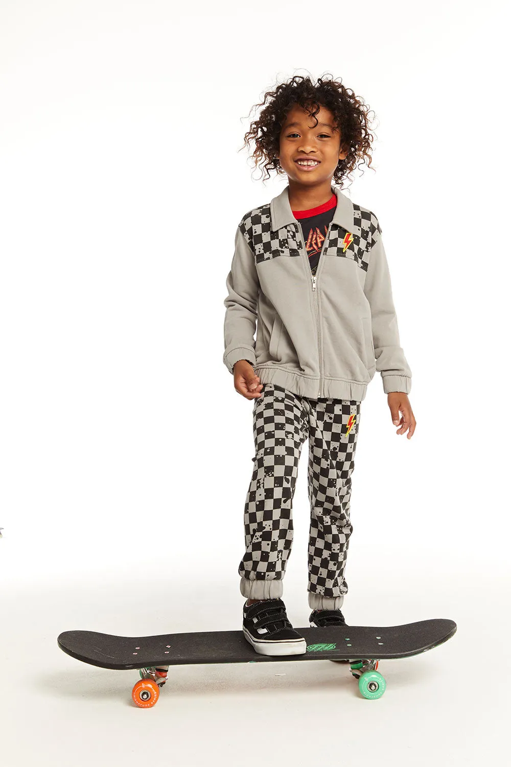 Brody Splatter Checker Jacket