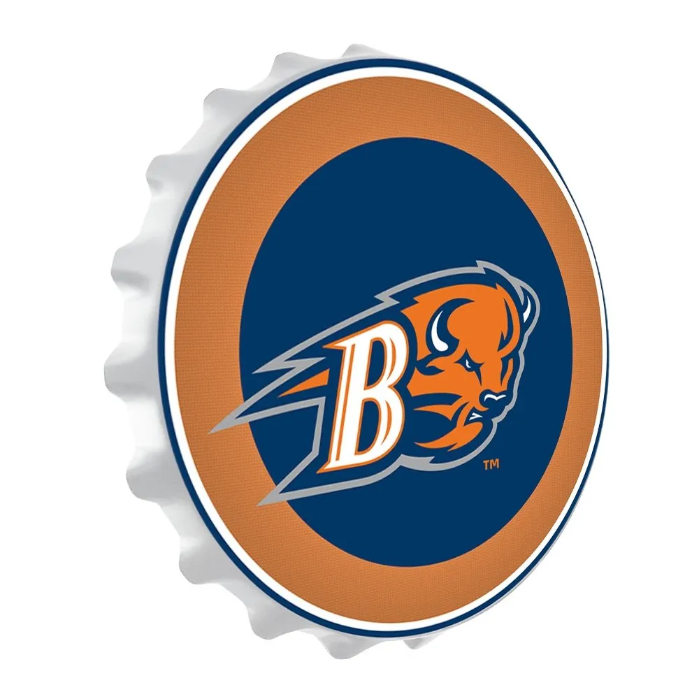 Bucknell Bisons: Bison "B" - Bottle Cap Wall Sign