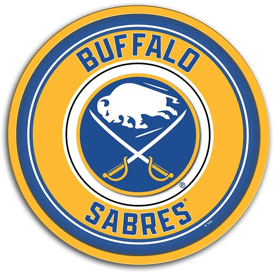 Buffalo Sabres: Modern Disc Wall Sign